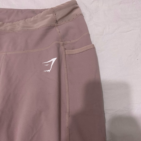 pink gym shark mesh leggings - Picture 3 of 4